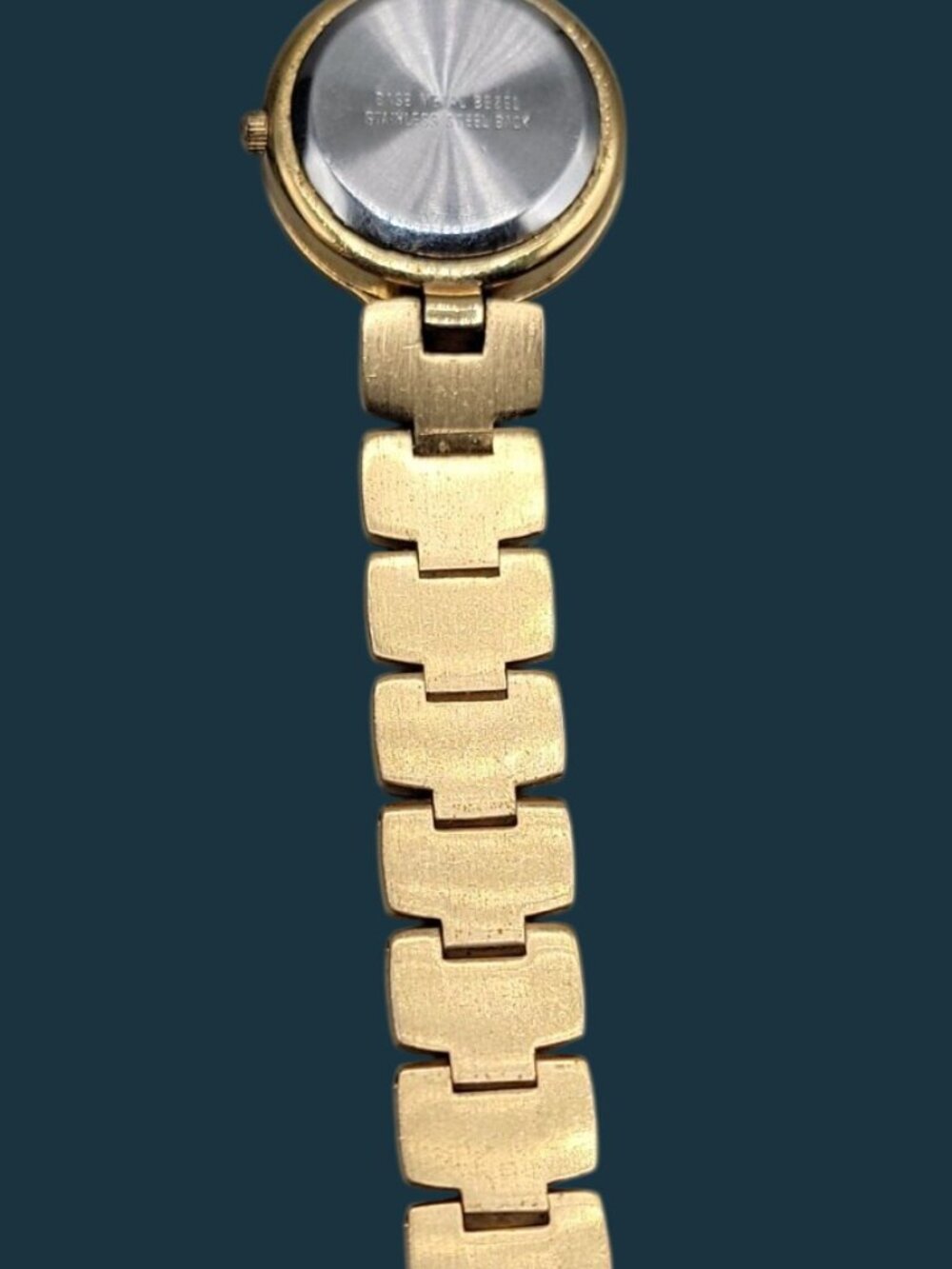 Pierre Jacquard Vintage Women's Watch 25.2mm White Dial Gold Tone 7" Flex Band - Picture 10 of 13
